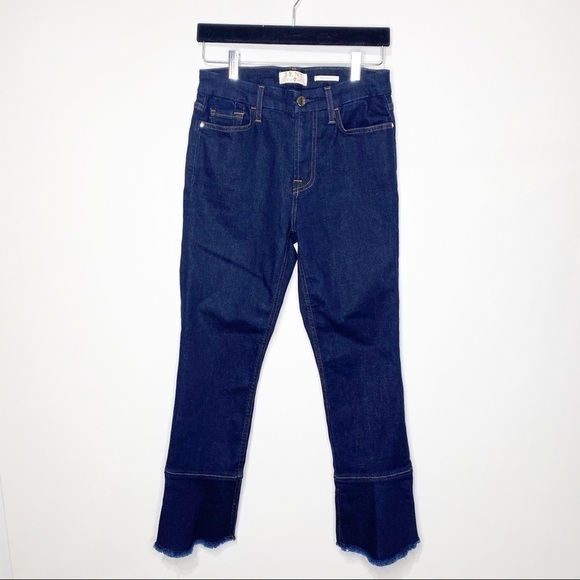 JEN7 by 7FAM Ruffle Hem Ankle Skinny Jeans - Picture 2 of 13